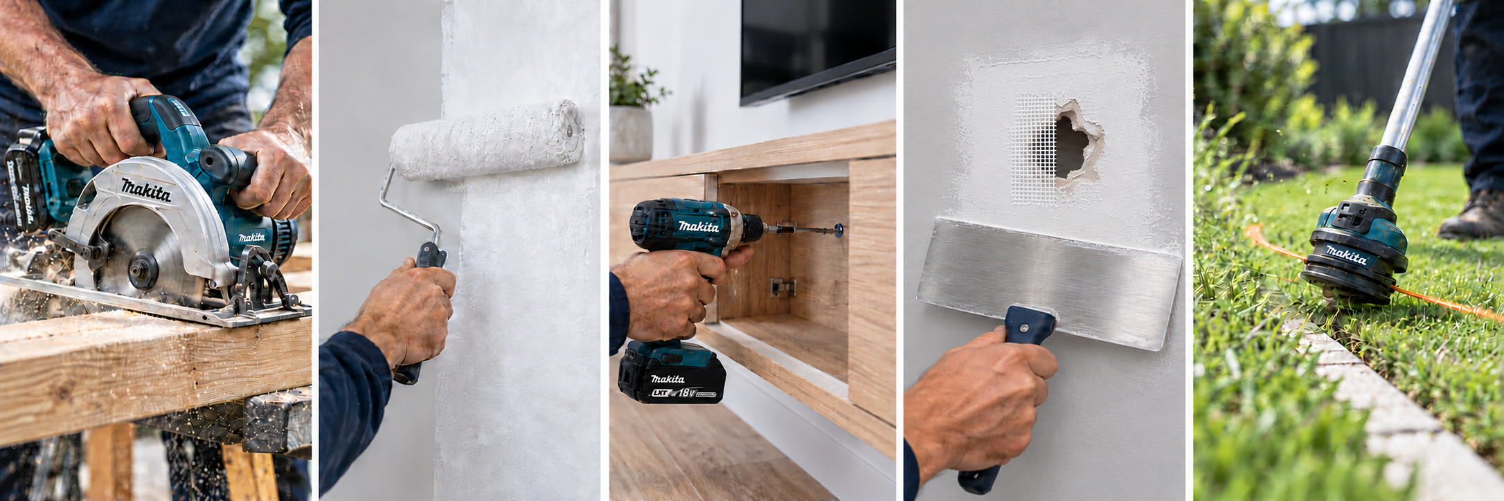 COAST services: timber cutting, painting, cabinet fitting, plasterboard repairs and lawn trimming